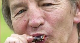 Mike Jackson with mini harmonica